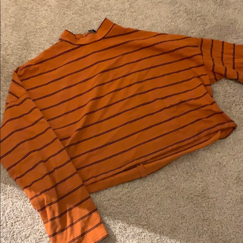 Autumn Orange crop top